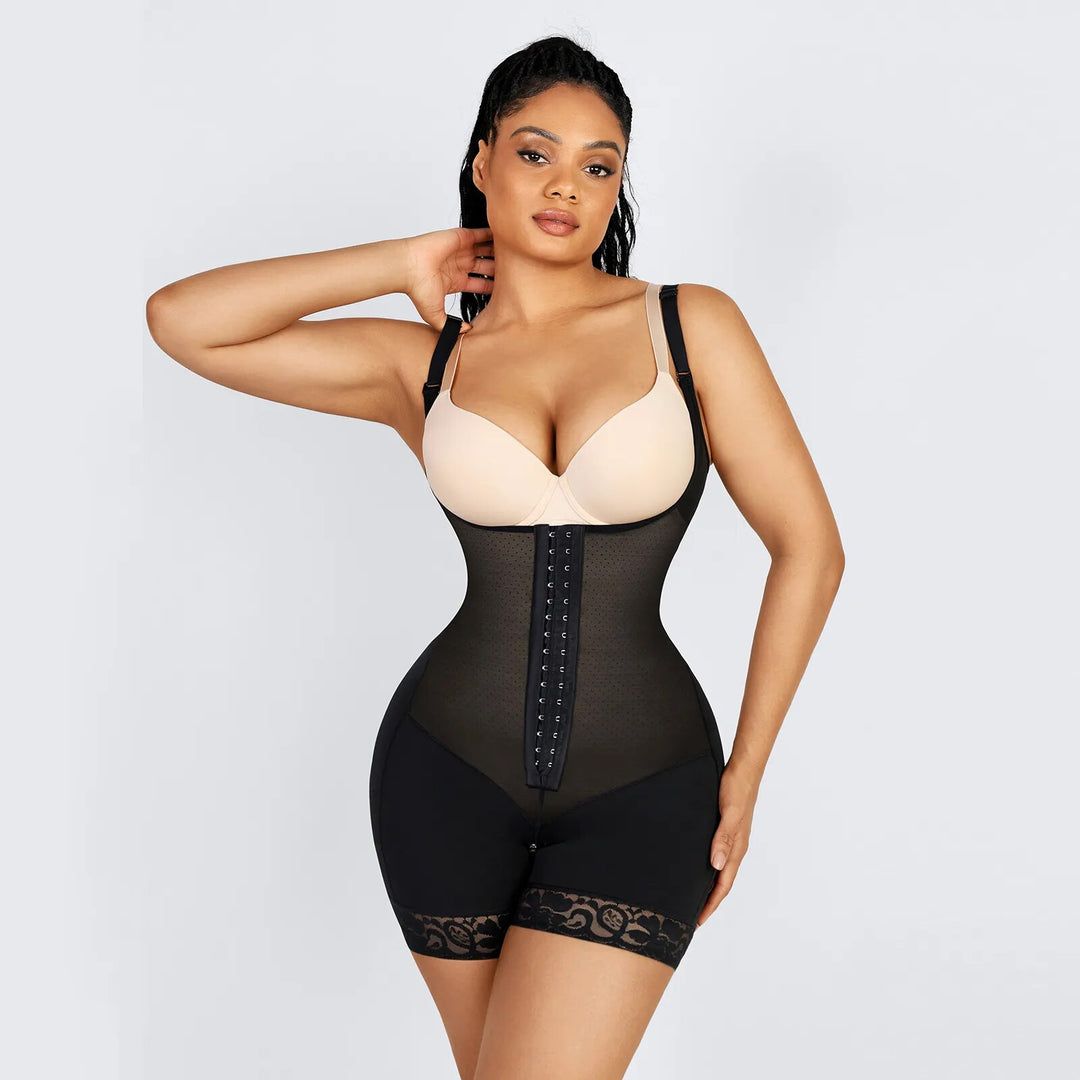 Queen Fit Open Bust Firm Tummy Control Shapewear