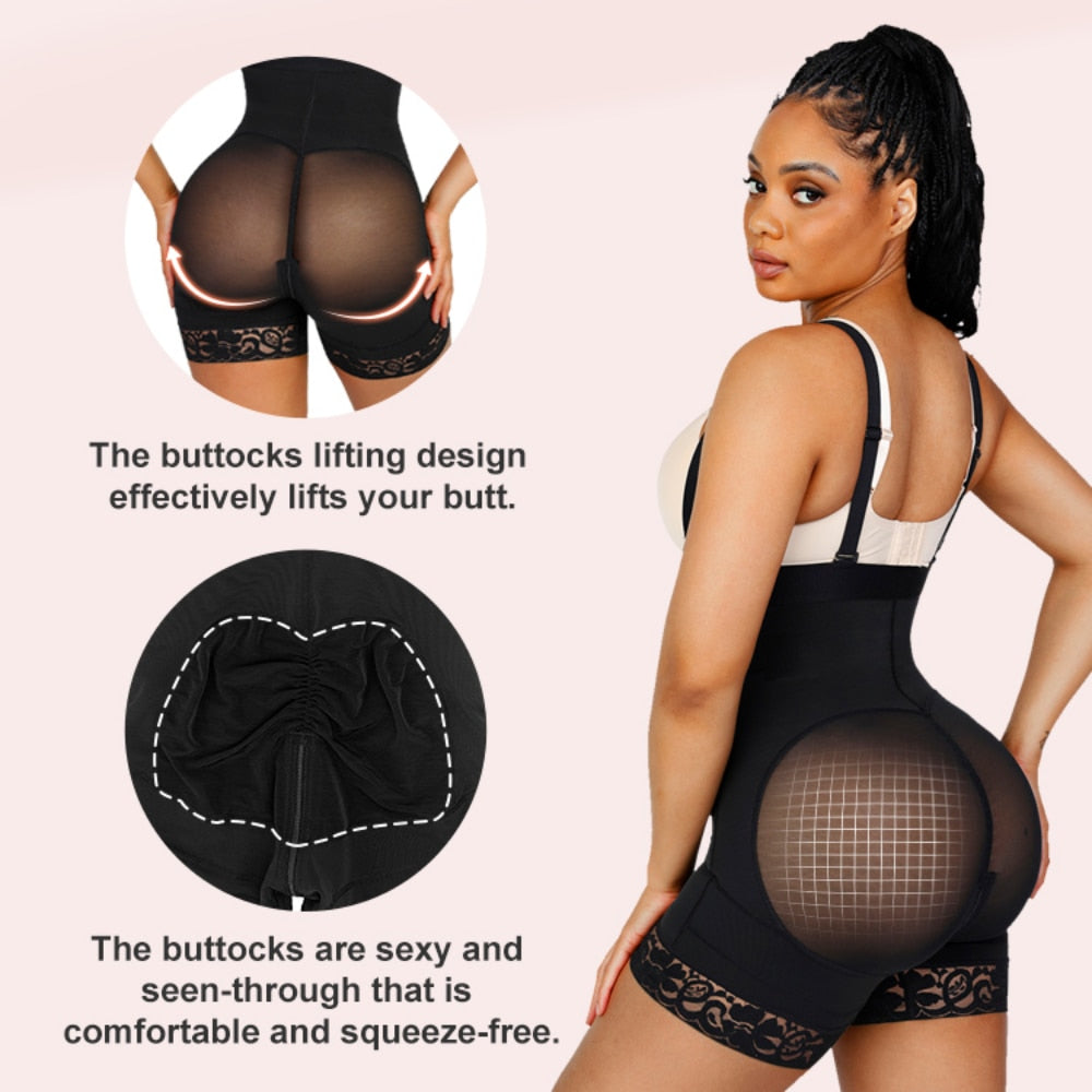 New Design Elasticity Compression High Waist Tummy Trimmer Control Shapewear  Bodysuit Butt Lifter Shorts - China Shapewear for Women and Full Body Shaper  price
