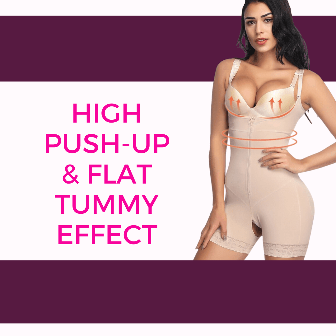 PowerSculpt™️  Olivia Fit | Extreme Flat Tummy Control Shapewear | Black | Trophy ShapeWear