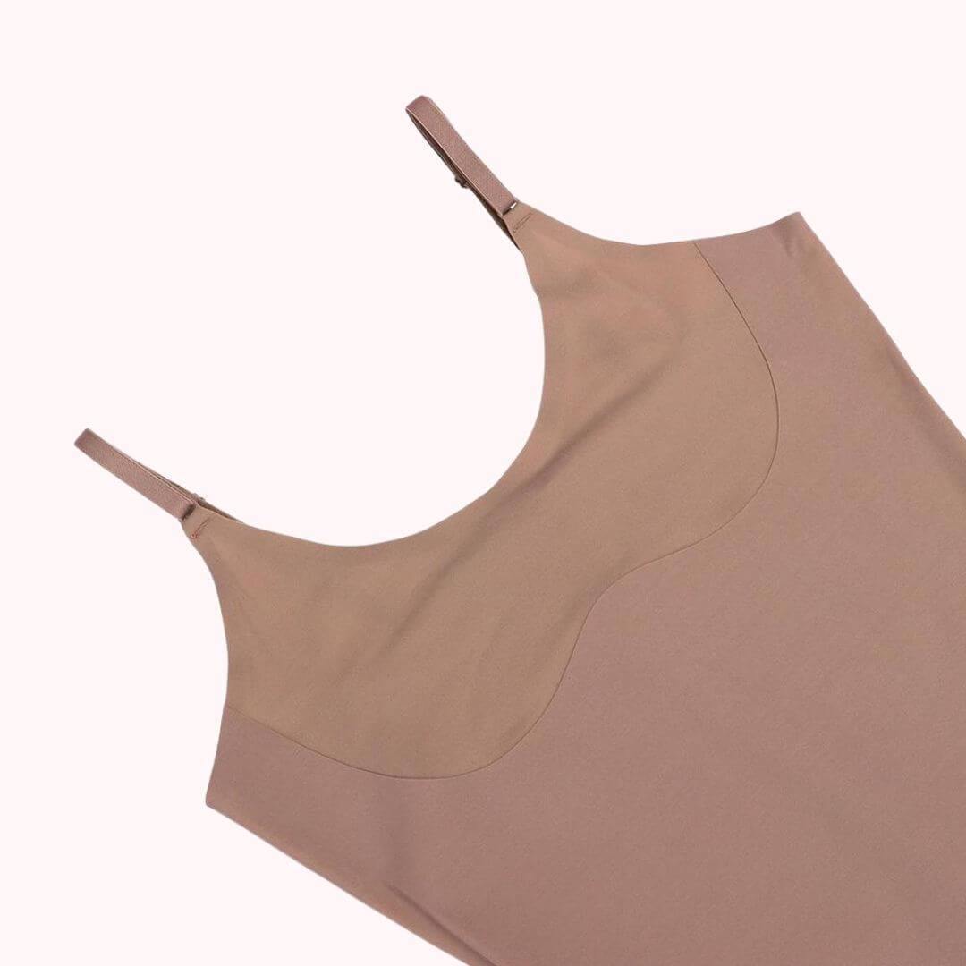 SmoothOut™ Cora Fit | Bodysuit Mid Thigh Open Gusset Skin | Trophy ShapeWear